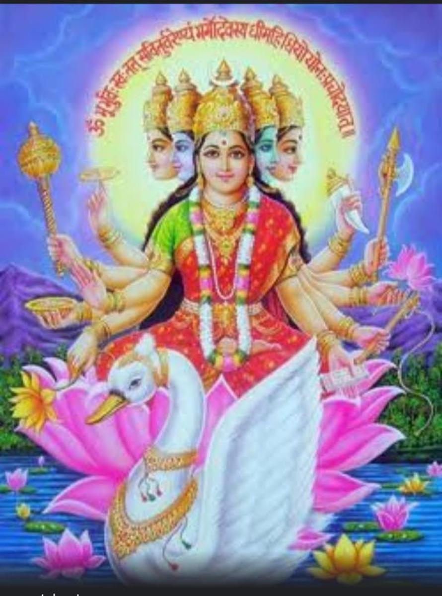 goddess Gayatri