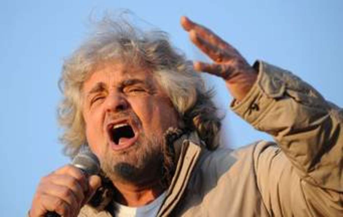 Peppe Grillo, former comic turned politician, colourful leader of the party, Movimento 5 stele, would like to call new elections as soon as possible. Who knows what is going to happen next in the Italian politics.  