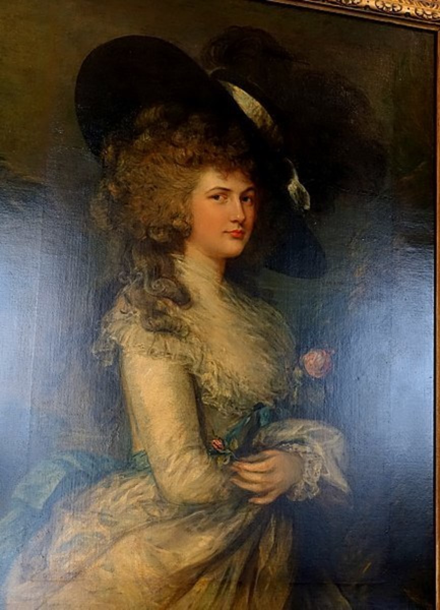 Gainsborough's portrait of the Duchess of Devonshire.