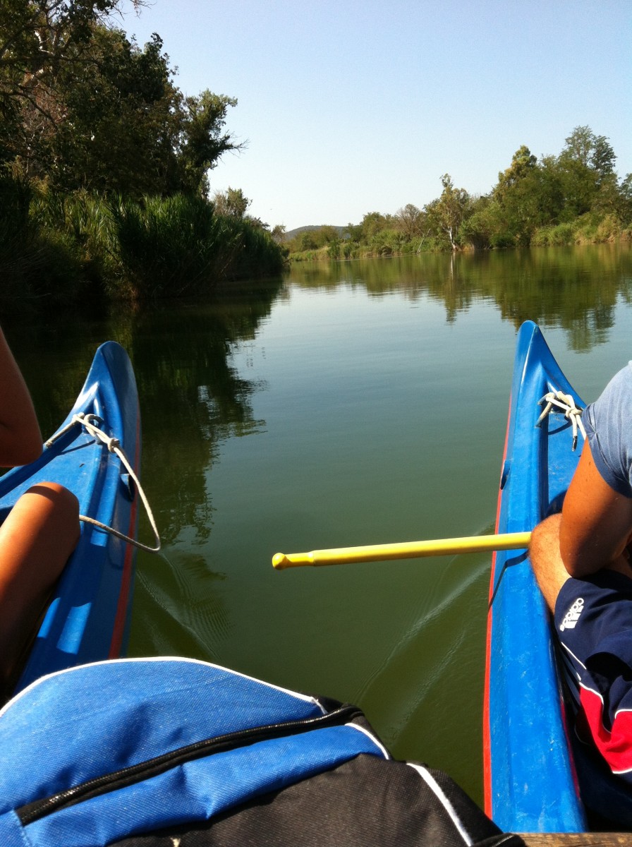 Canoeing  the Ombrone River