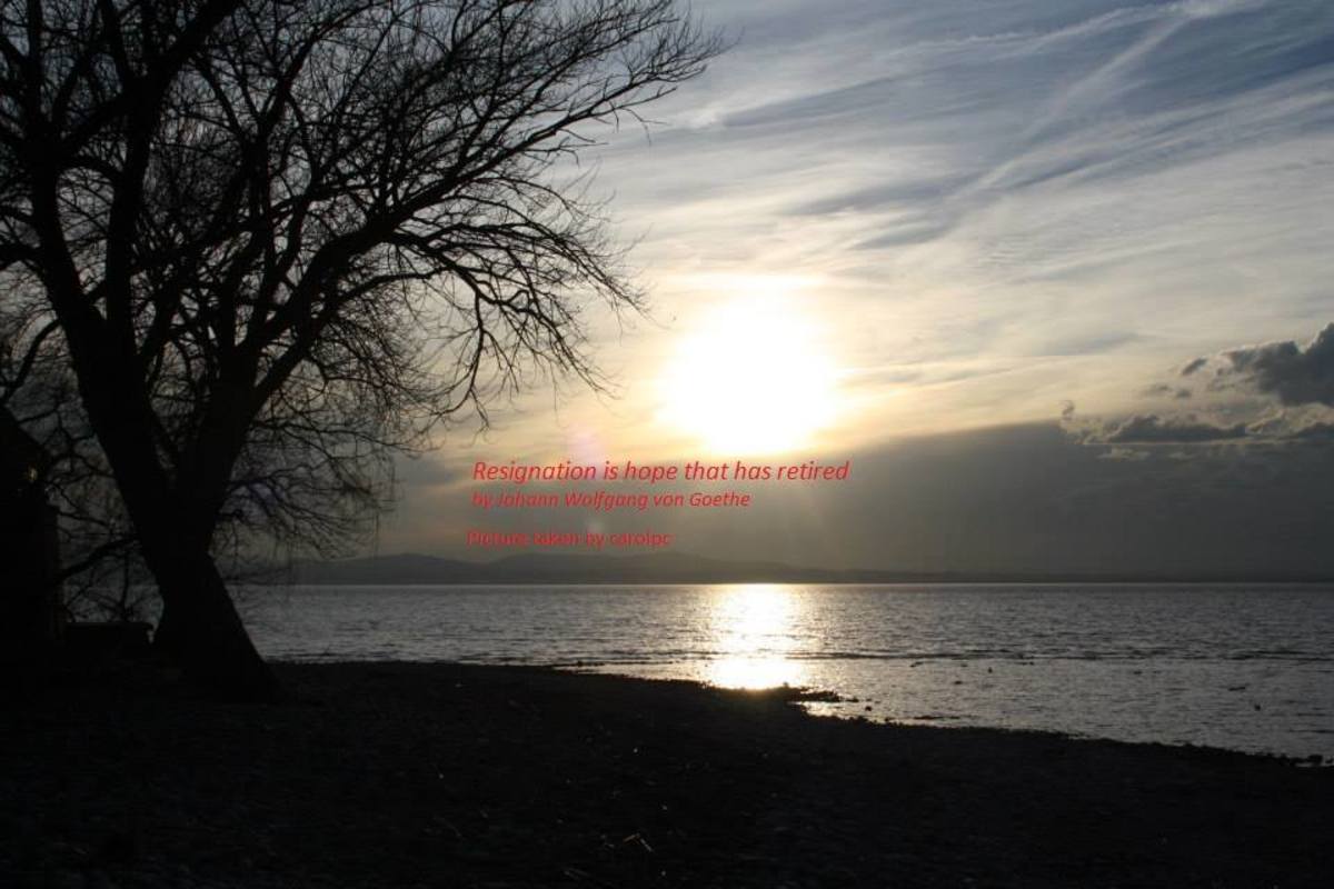 Don't Lost Hope - Sunset - Wasserburg - Bodensee (Lake)