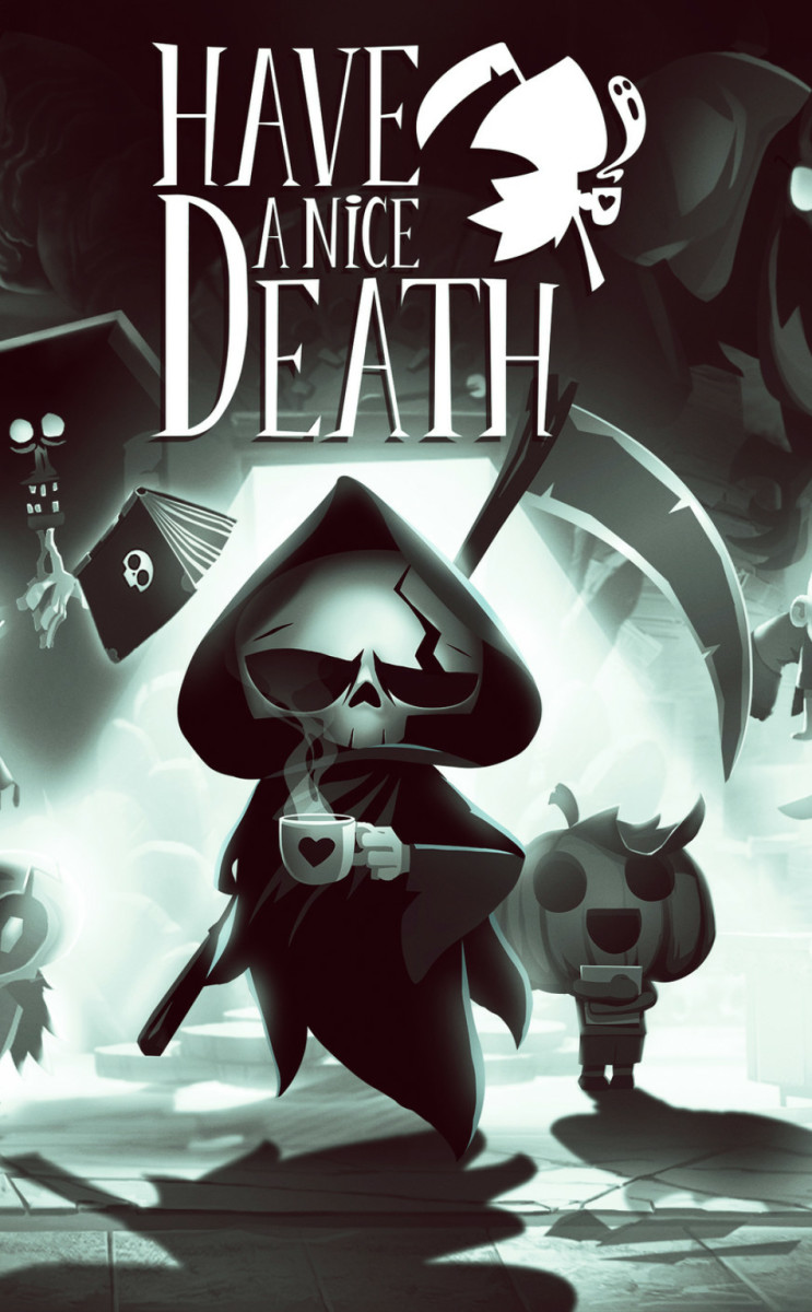 A poster featuring Death and the intern Pump Quinn
