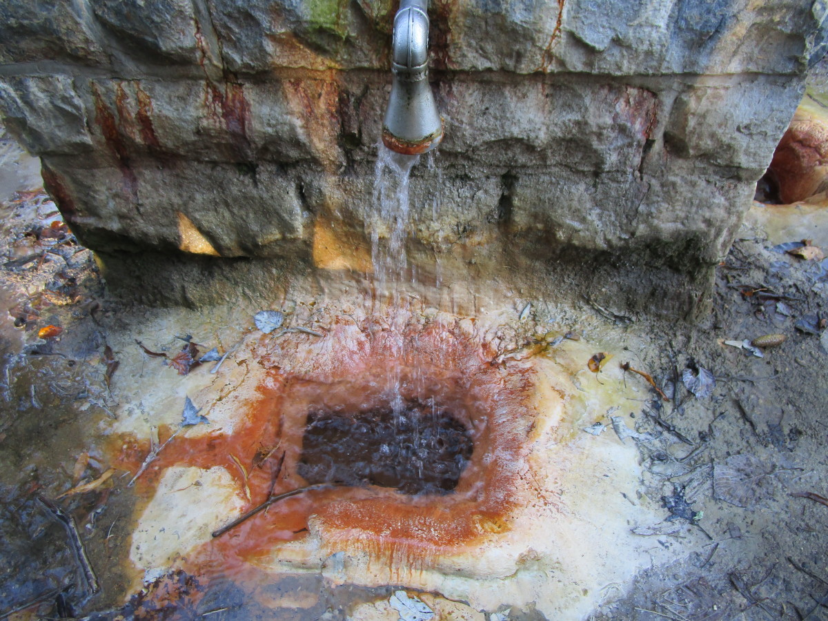 Mineral spring basin