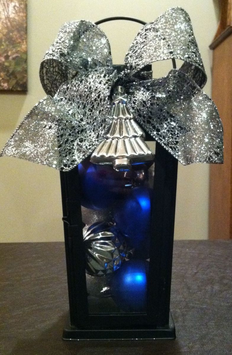 Blue and Silver Lantern
