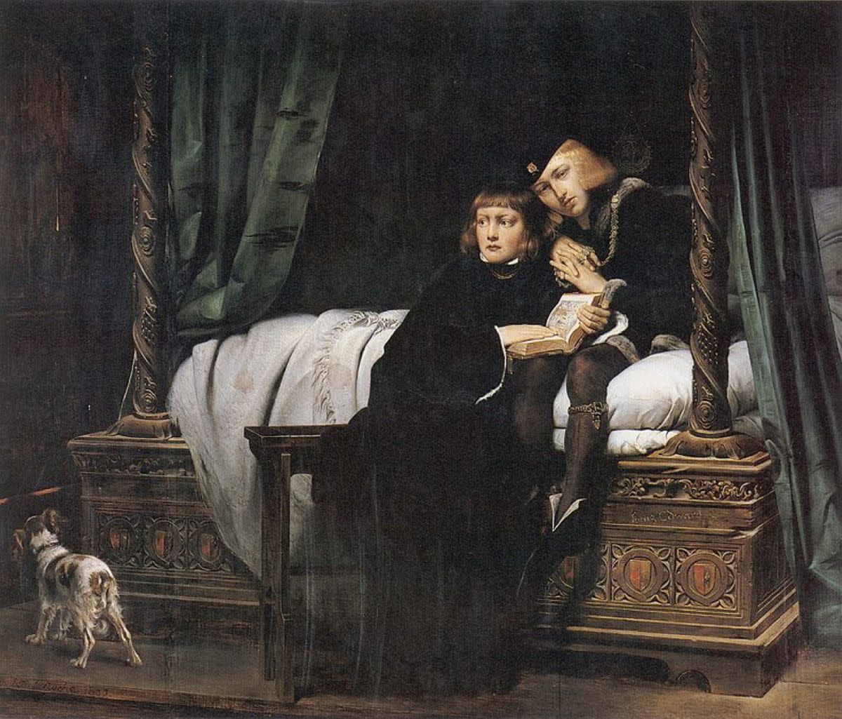 Delaroche's depiction of the Princes in the Tower. 