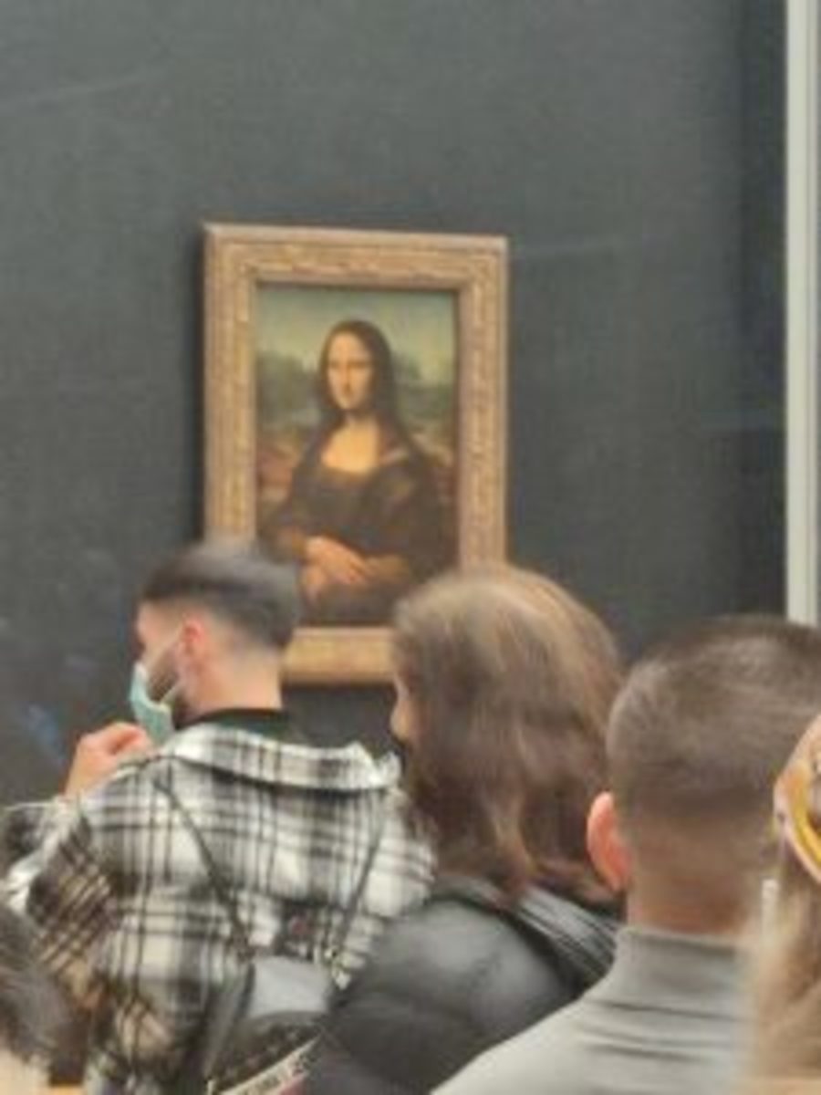 The Queque to See the Mona Lisa