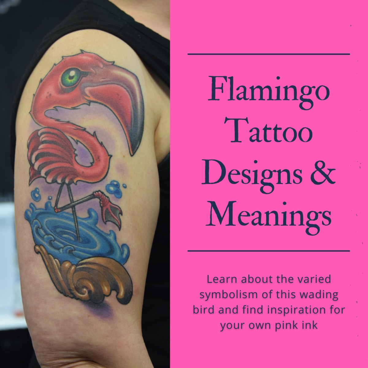 This article will take a closer look at flamingo tattoos, providing information on their symbolism as well as examples for those looking for inspiration.