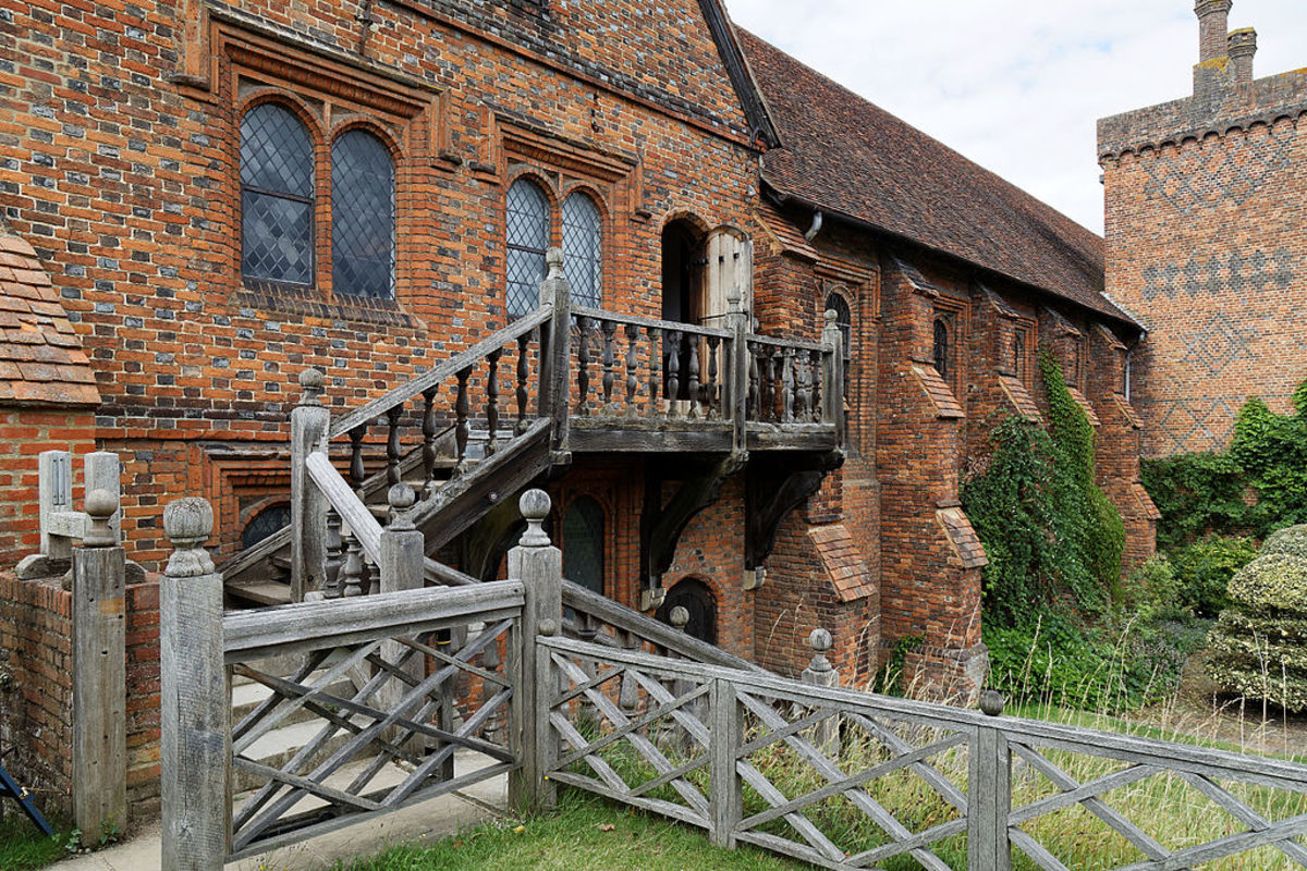 Part of the old Hatfield House where Elizabeth and Kat were sent after the Thomas Seymour incident.