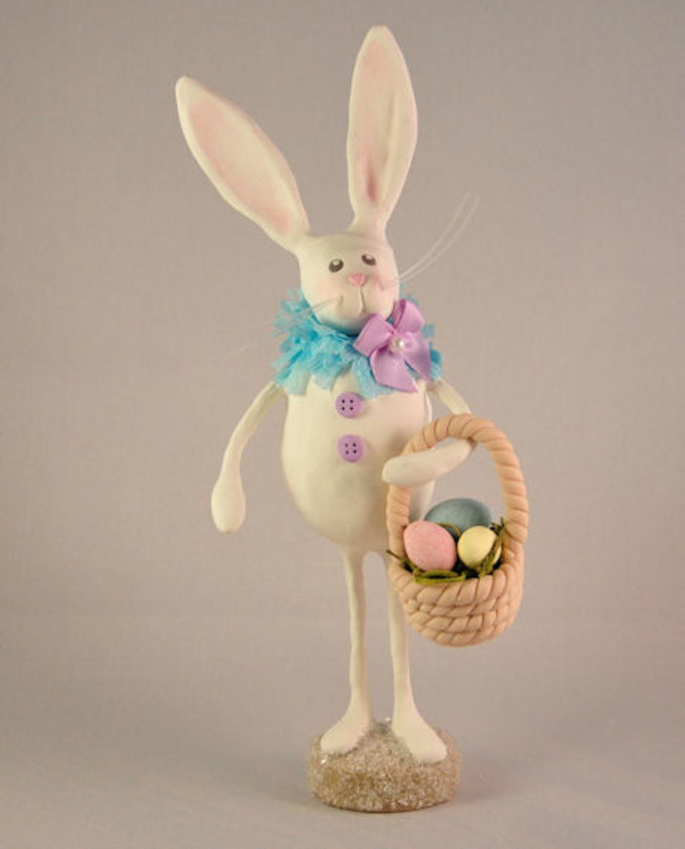 Easter Bunny with an Easter Basket