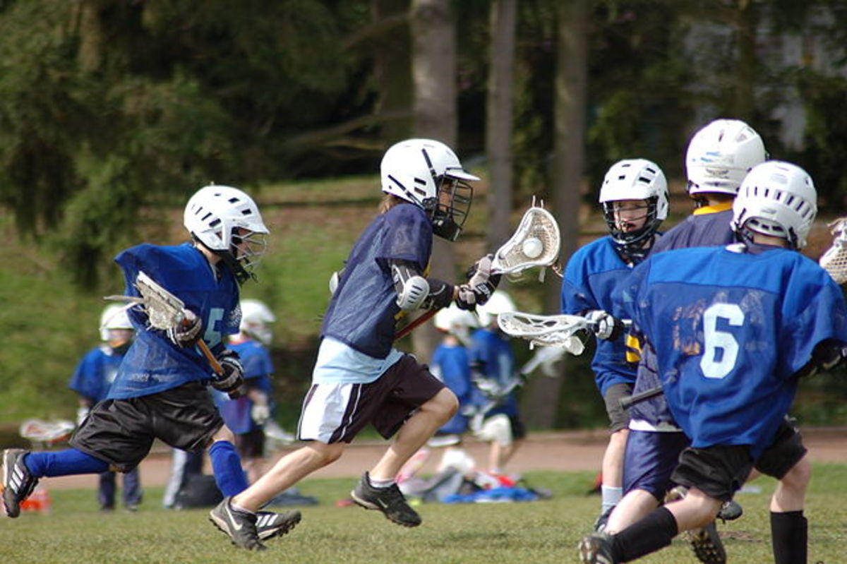 A leading cause of death in Lacrosse is commotio cordis.
