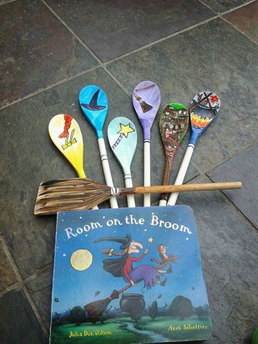Room on the Broom story spoons