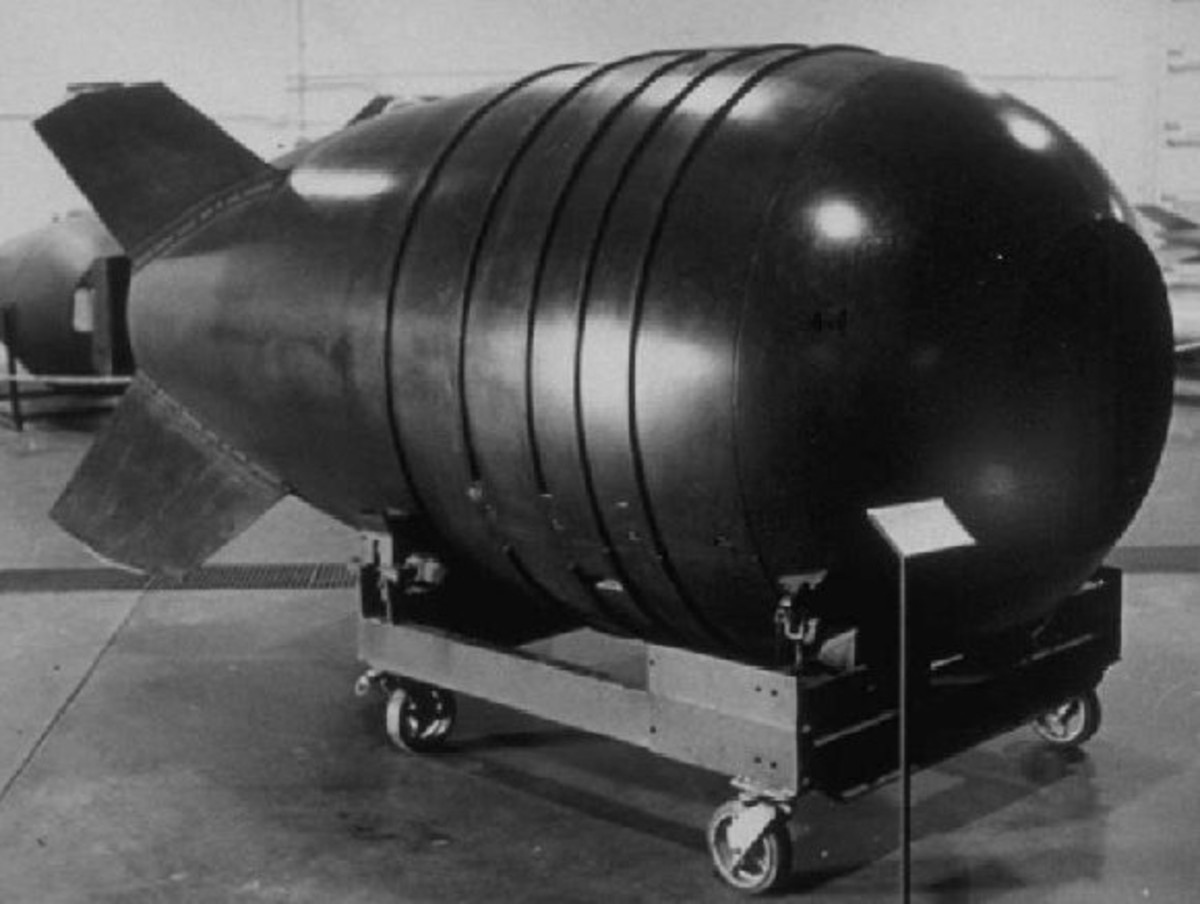 U.S. Mark 6 nuclear bomb, a 1950s plutonium implosion weapon.