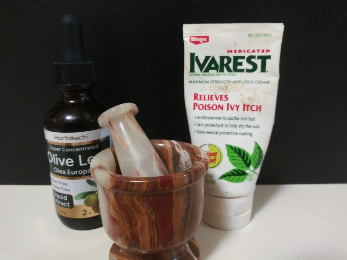 The Products I use for skin conditions. For allergic skin reaction, bug bites, Ivarest. For bacterial skin conditions, Olive leaf. I have also used on warts, a viral infection, gone in about a week. Apply topically to a wart, twice daily.