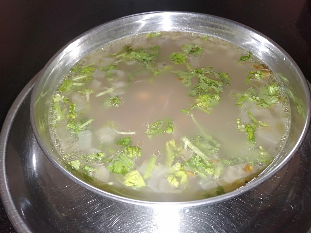 Serve hot and garnish with some coriander leaves.