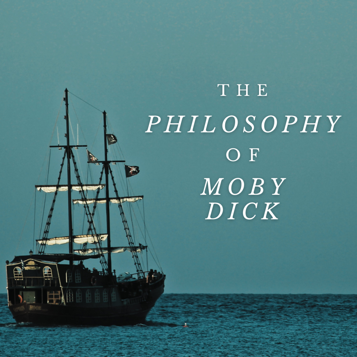 The serious philosophy that occurs in 'Moby Dick'