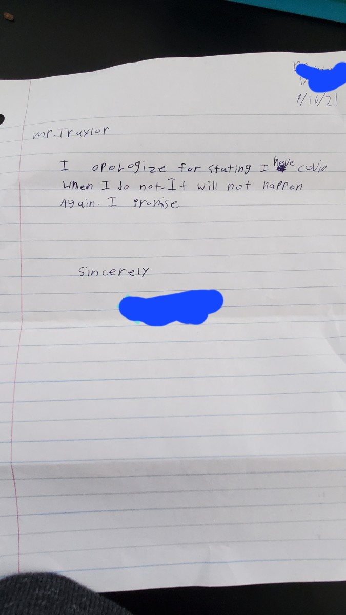 The letter "Bernard" wrote. 