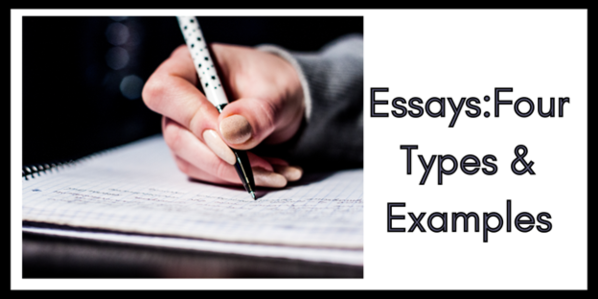 what are the types of essay and their examples