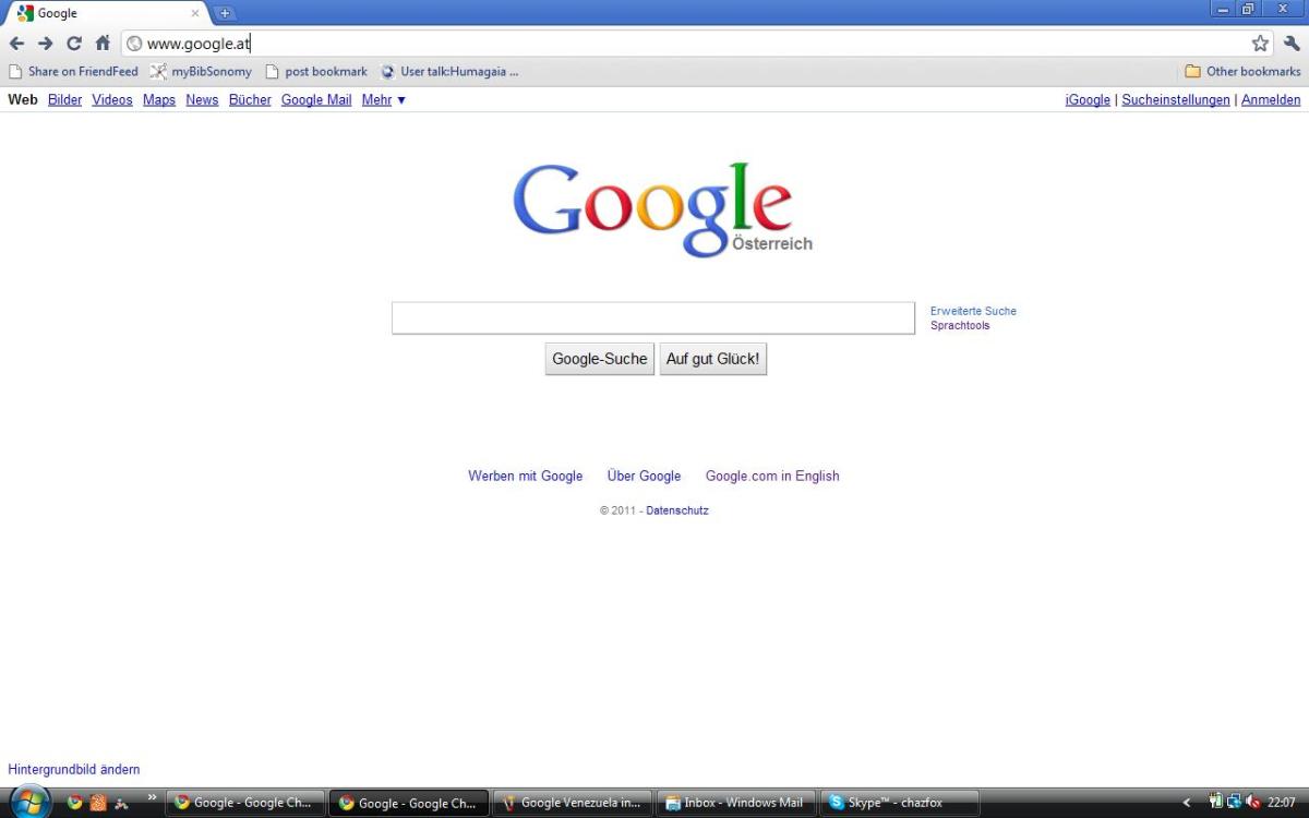 Austria Google AT: Homepage, Search, Webhp: English, German: Osterreich: www google au