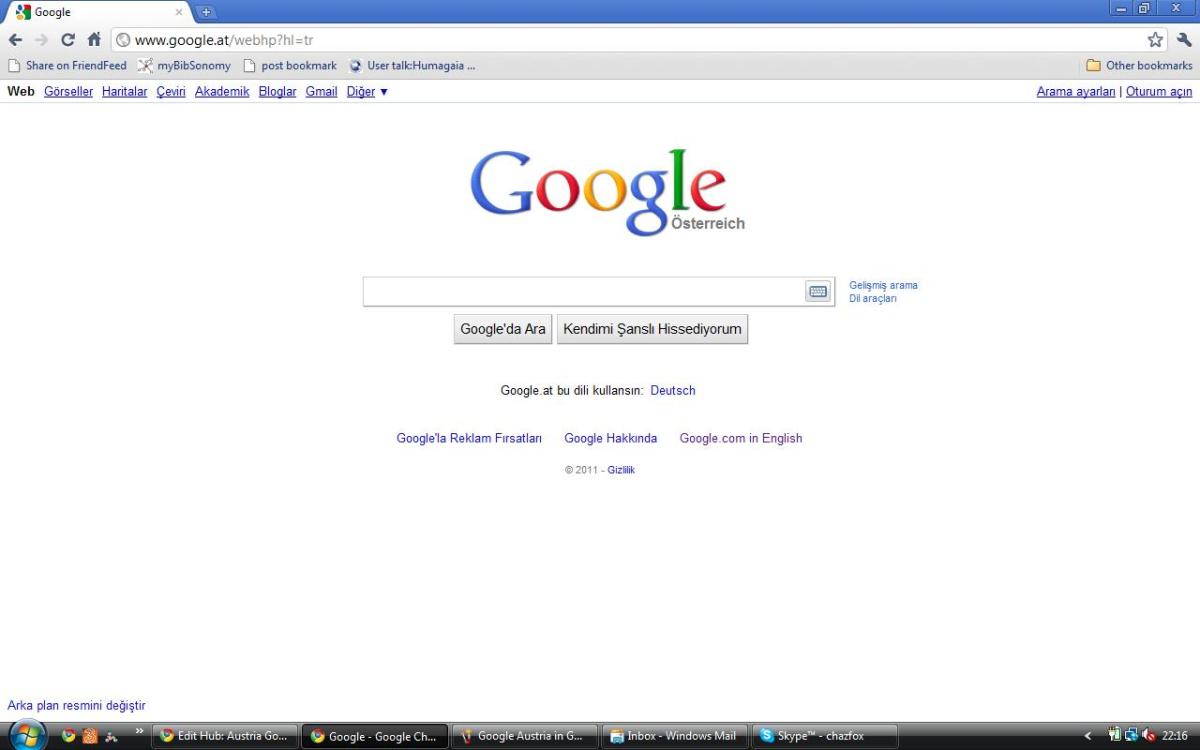 Google AT in Turkish