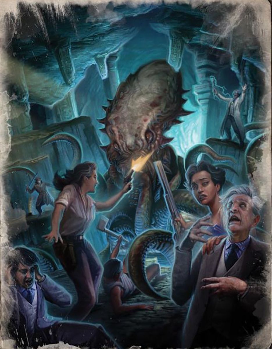 Art from Pulp Cthulhu, a ttrpg published by Chaosium. 