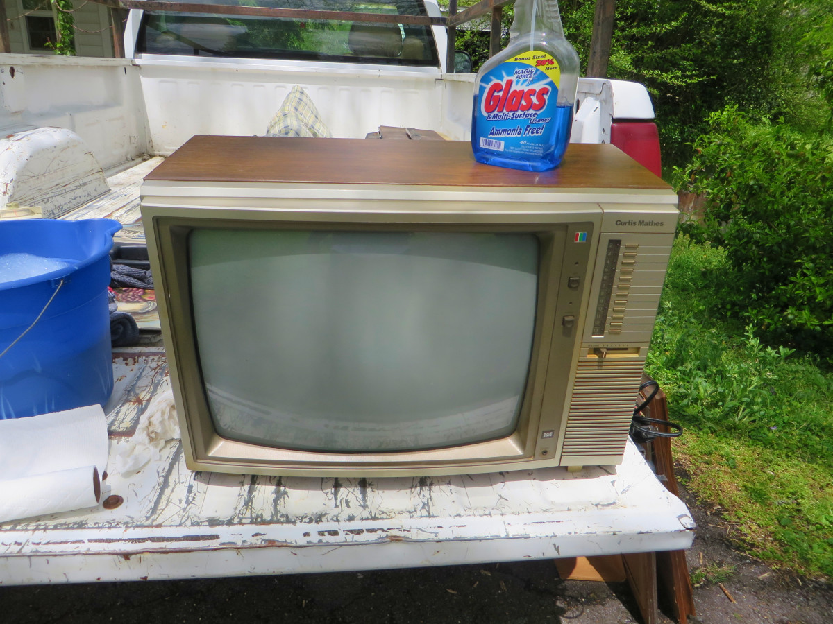 Just saved from the Shed the Curtis Mathes Color Television Model H1950MW