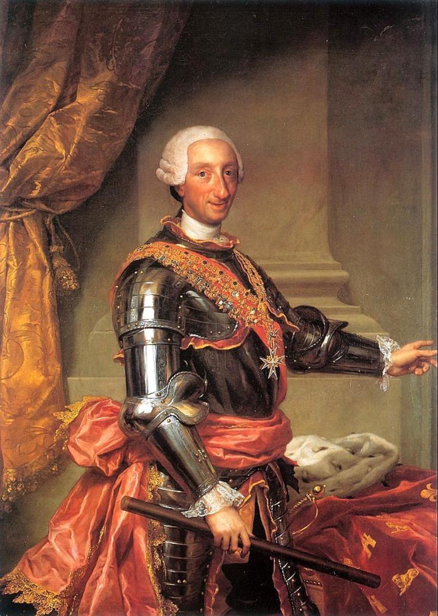 King Carlos III of Spain by A.R.Mengs (Public Domain picture courtesy of WikiPedia.org http://en.wikipedia.org/wiki/File:Charles_III_of_Spain.jpg) 2009-05-31