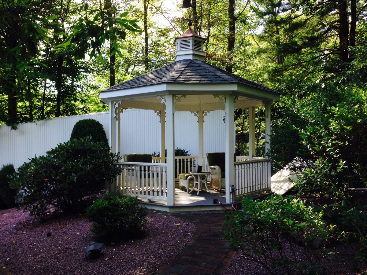A gazebo can give your yard a more mature and elegant look.
