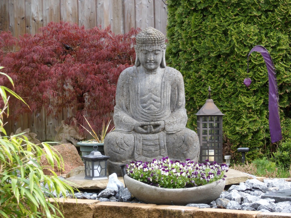 A zen garden is a designated space for meditation.
