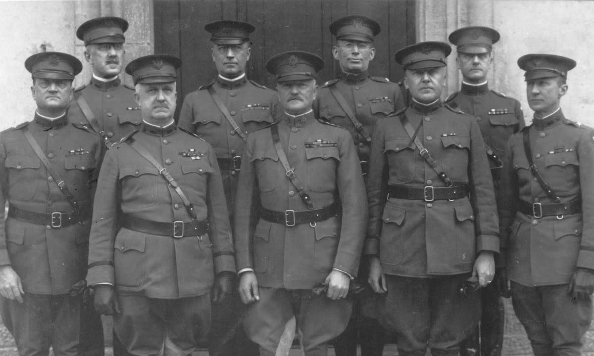 Pershing and his General Staff. 