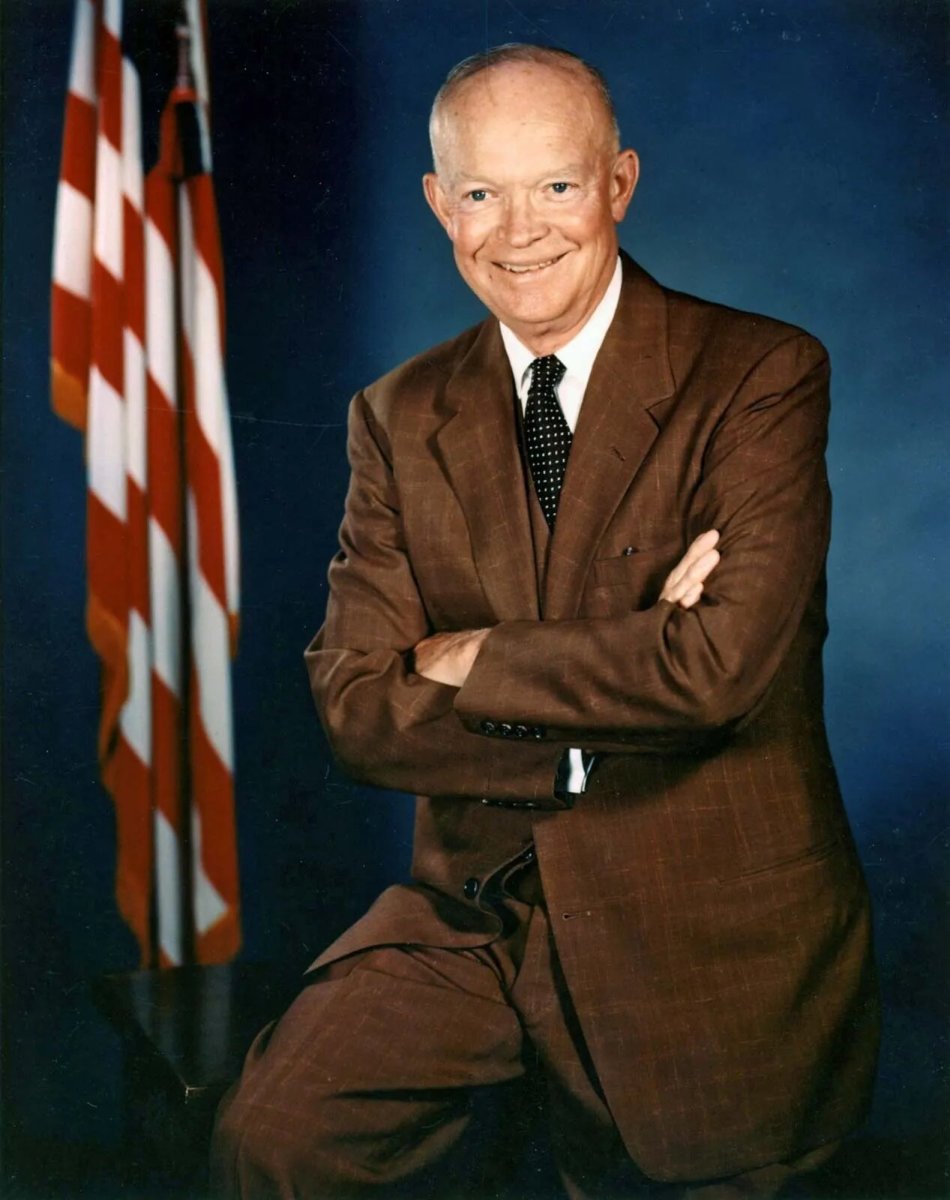 Eisenhower, 1956 as President of the United States. 