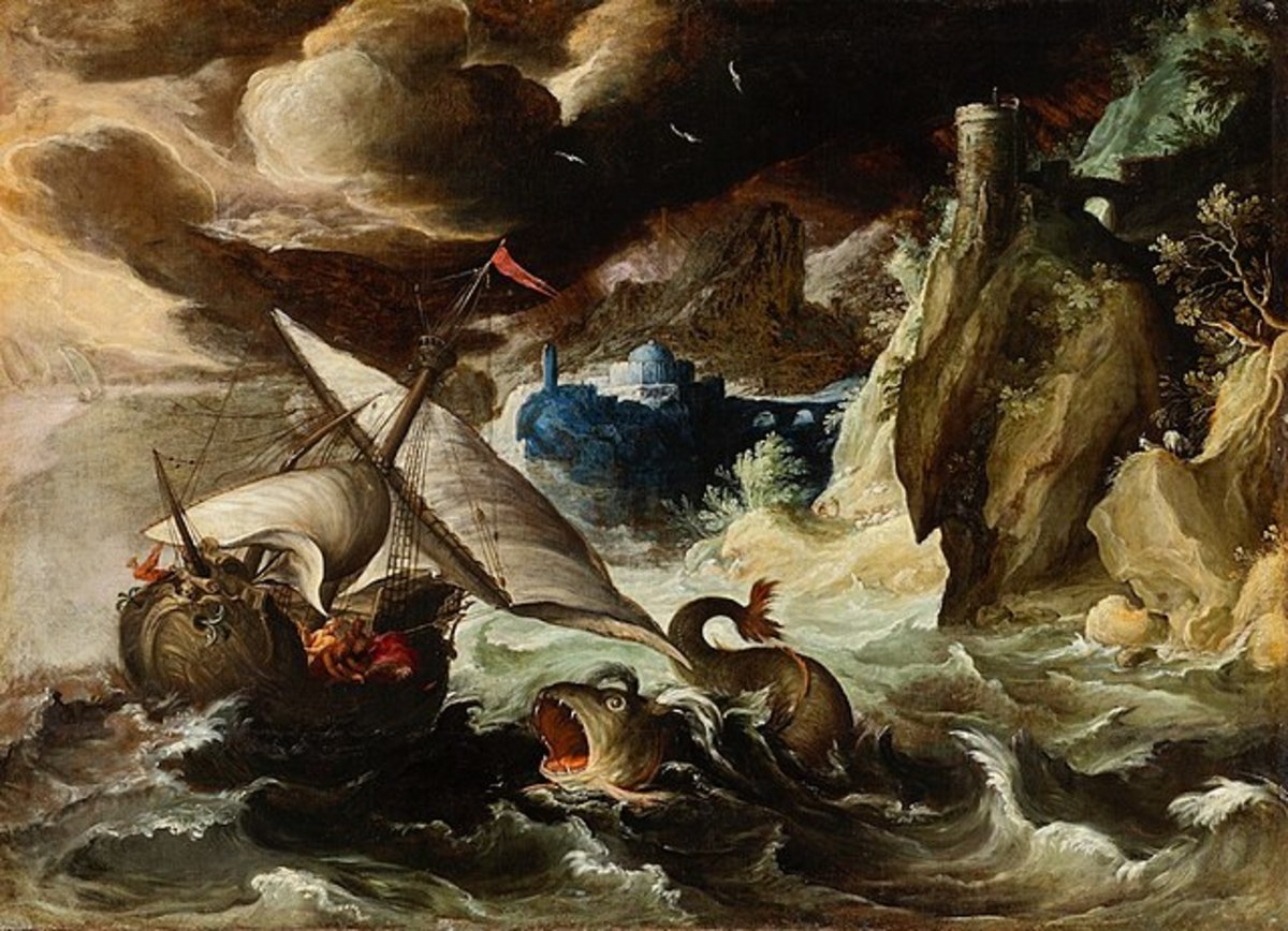 "The Belly of the Whale" refers to the tale of Jonah, who gets swallowed by a whale as he attempts to escape the mission given to him by the Lord.