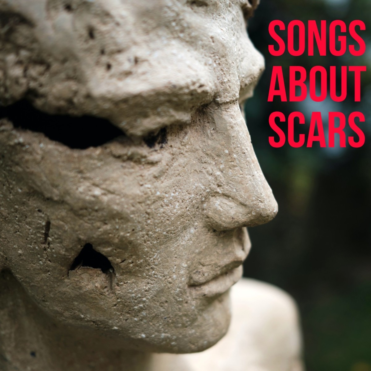 Celebrate the power of healing and triumphing over pain and adversity with pop, rock, country, and R&B songs about scars and wounds.