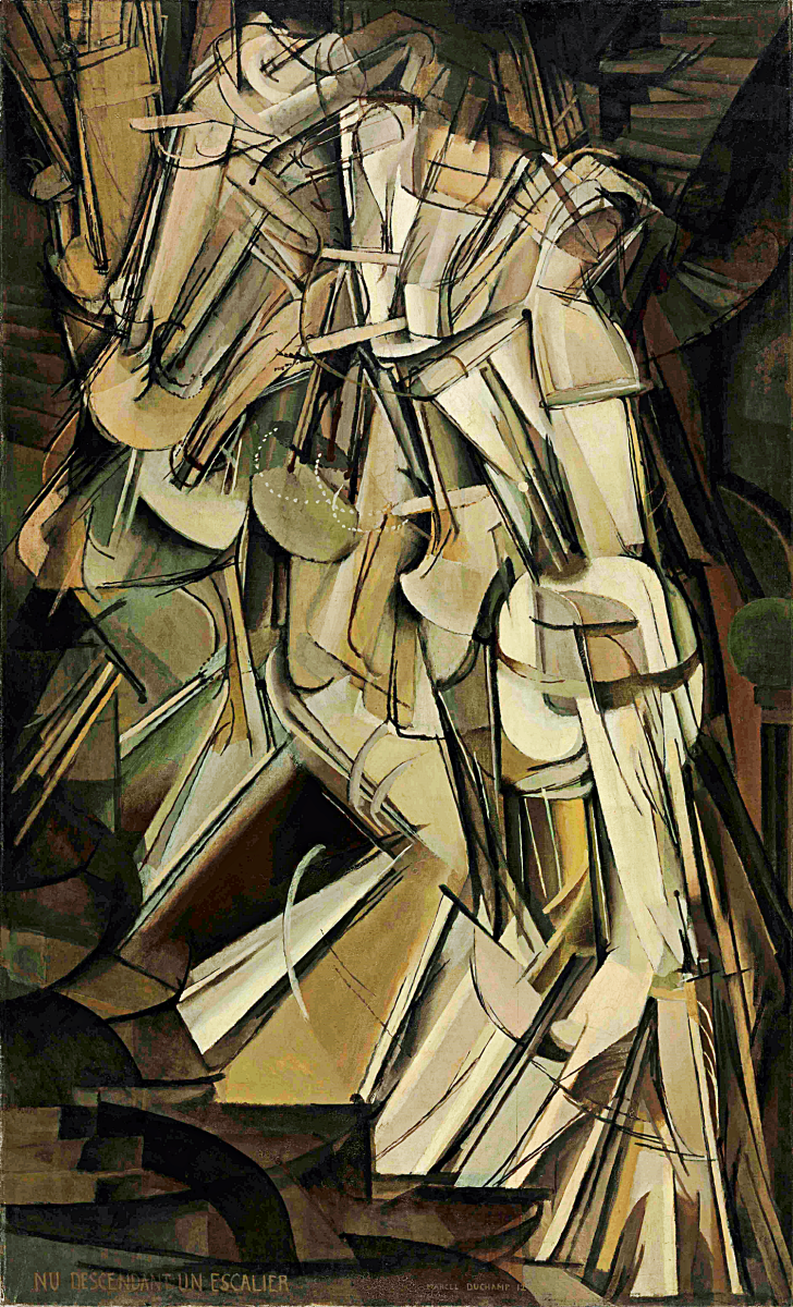 Marcel Duchamp, Nude Descending a Staircase, No. 2, 1912