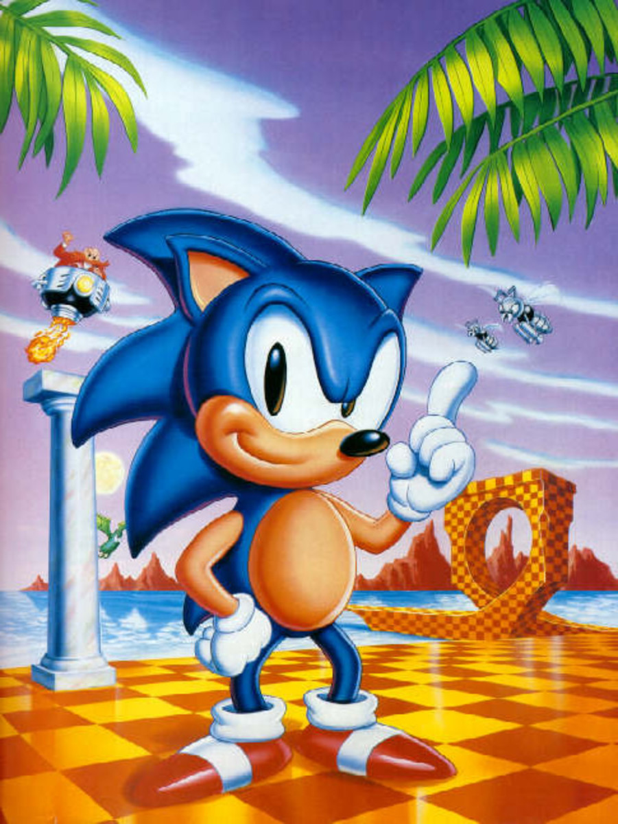 "Sonic the Hedgehog (1991)" U.S. Promotional Artwork