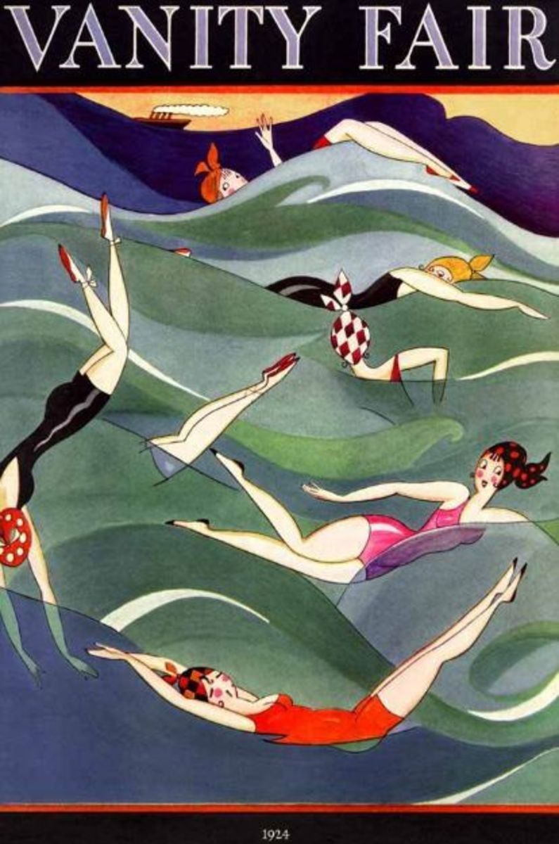 Vanity Fair Magazine Cover Celebrating Swim Suits