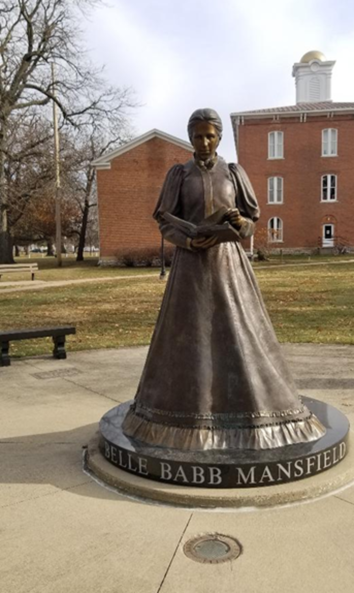 Statute of Arabella Mansfield at Wesleyan College