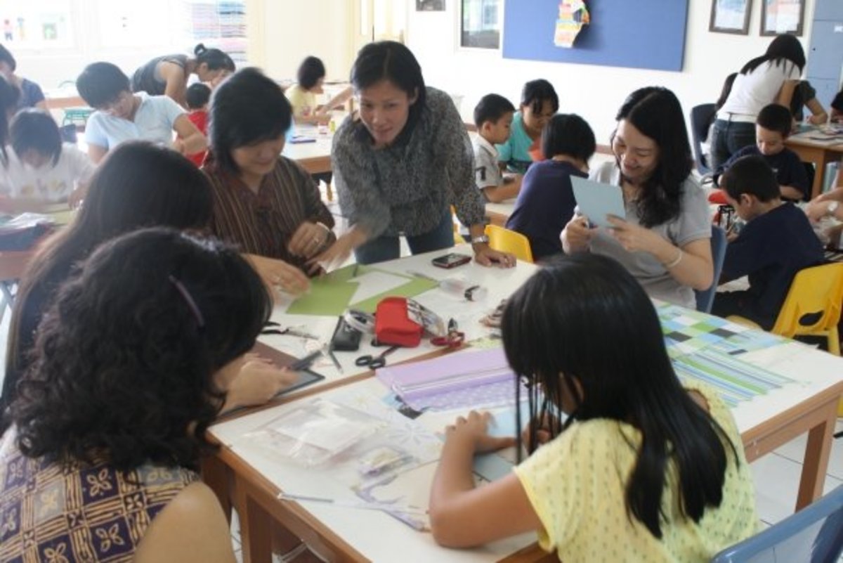 Indonesia Scrapbooking course with Ms. Ina