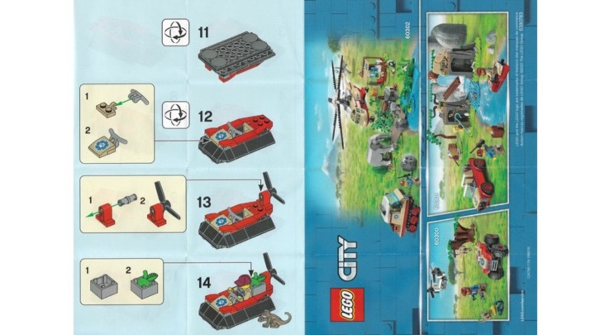  LEGO Wildlife Rescue Hovercraft 30570 Instructions Side 2