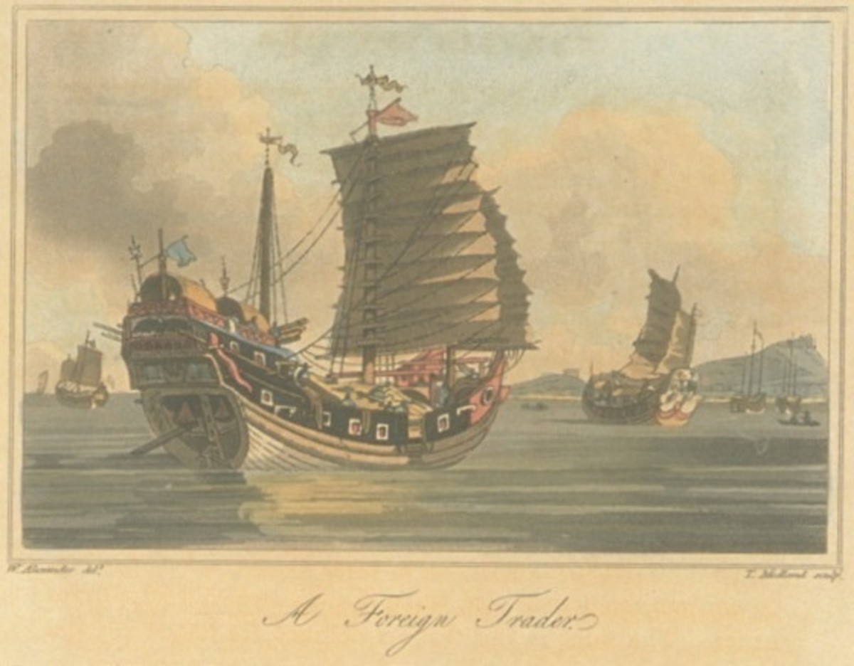 Chinese junk similar to the ones used by Zheng Yi Sao.