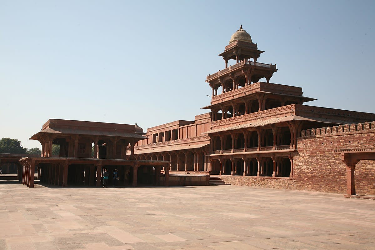 Panch mahal, Fatehpur Sikri: another view