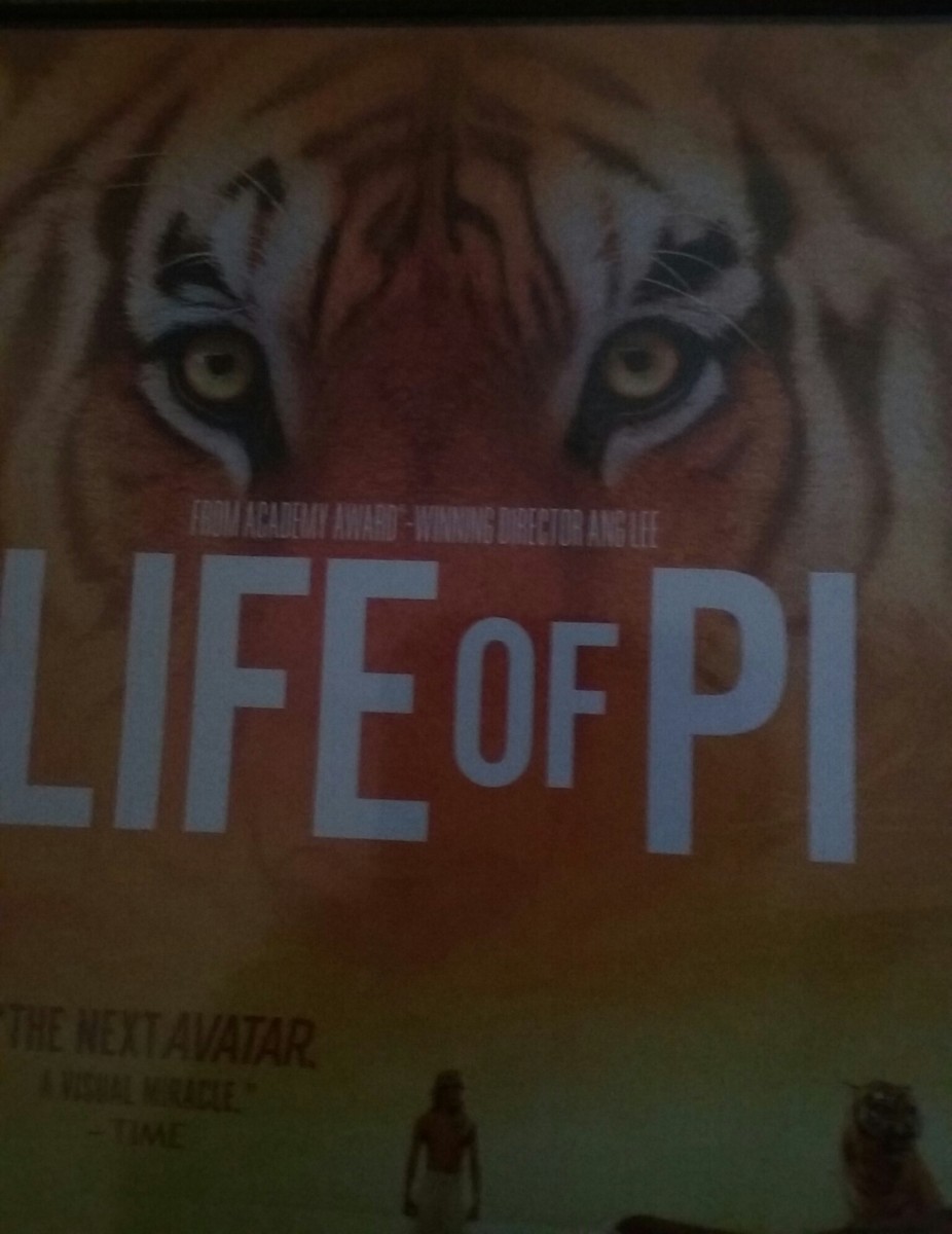 Life of Pi the movie DVD cover 