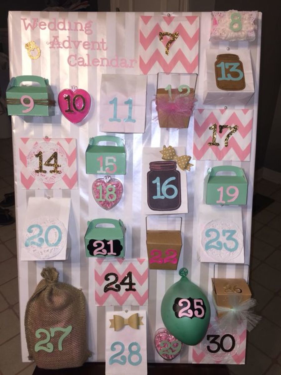 35+ DIY Wedding Advent Calendar Gifts for Counting Down to I Do HubPages