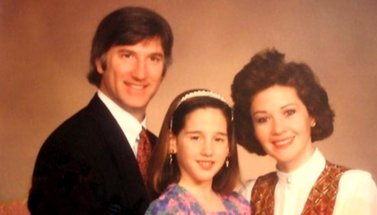 David Harris, Clara Harris and David's daughter Lindsey.