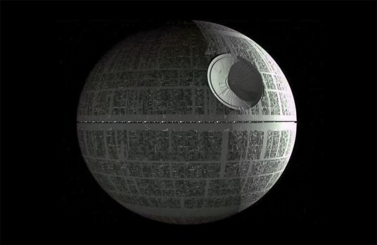 The Death Star. The most iconic huge space station and planet destroyer in pop culture.