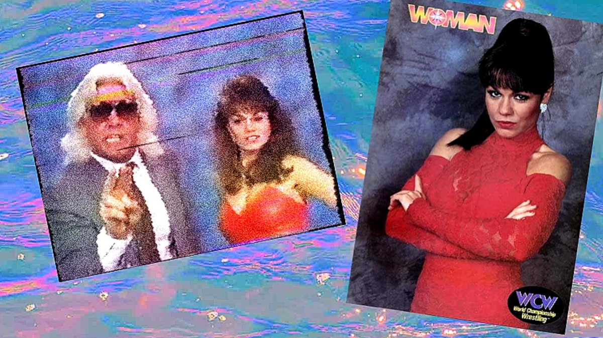 With a classy sense of style, Nancy would find herself in WCW as Robin Green and then as Woman.