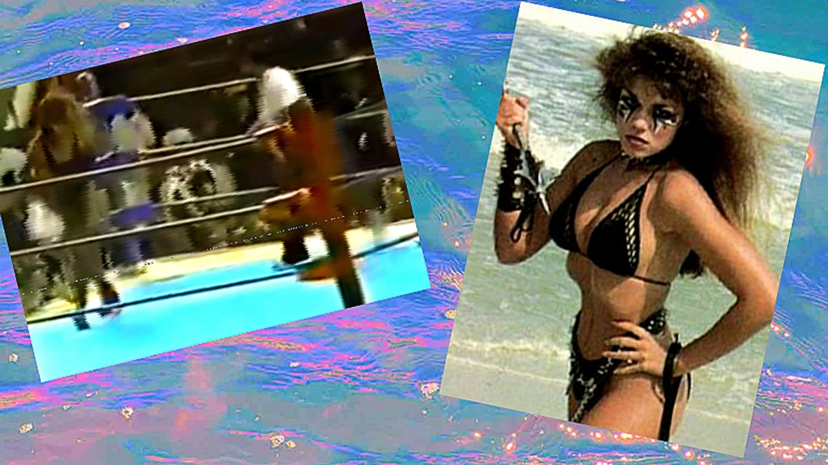 Former model Nancy Toffoloni quickly found herself wrestling for NWA Polynesian Wrestling, then around the country as Devil Angel and as Fallen Angel.