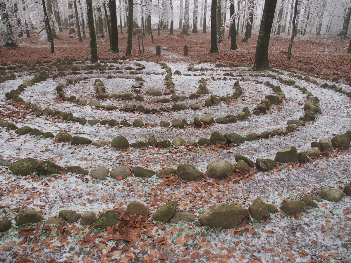 Labyrinth meditation. Not all meditations have to be done sitting down. Some of the best meditations are done walking.