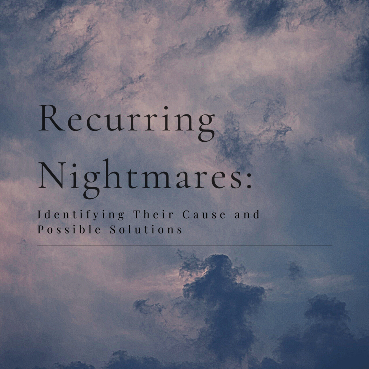 There are a few reasons why an individual might have repeated nightmares.