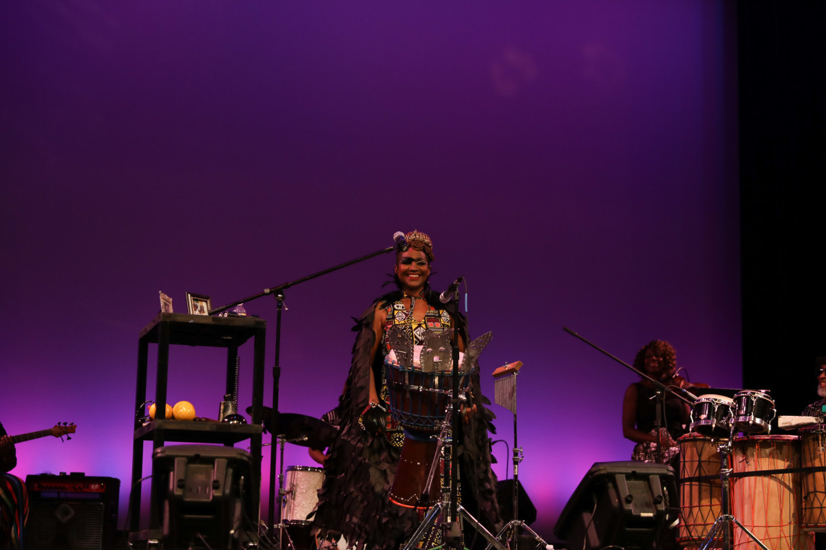 Omelika in Soaring High Album Release Concert. Photo by: Carolyn Grady