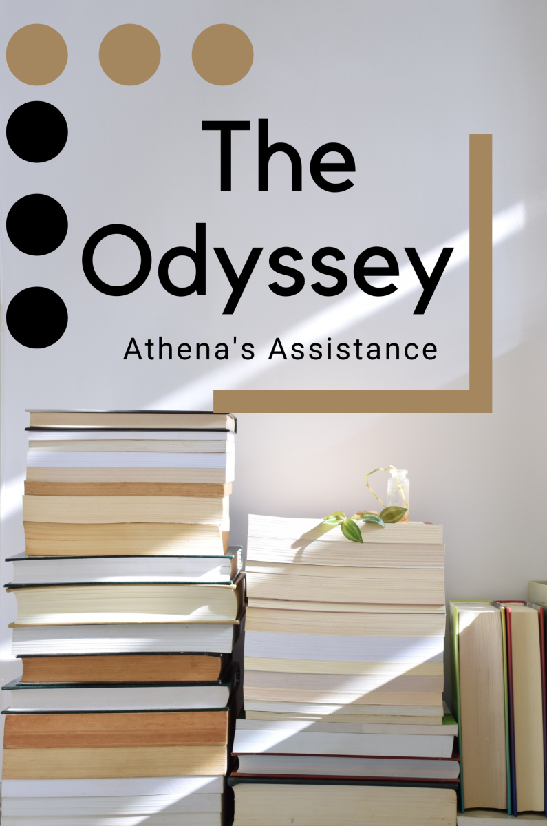 Athena and the gifts she gives to Telemachus and his father help them in the story. 